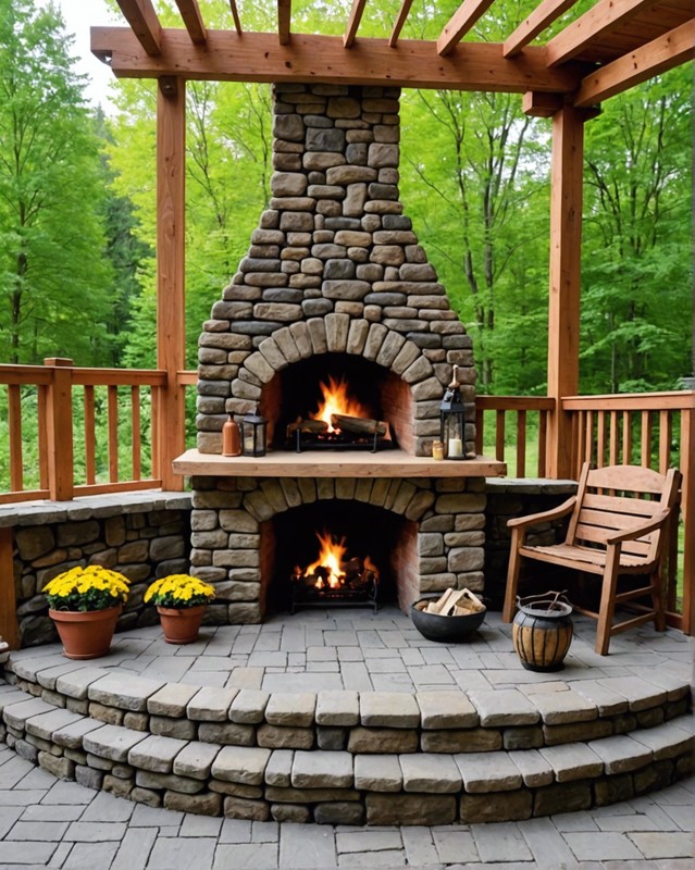 Cob Fireplace