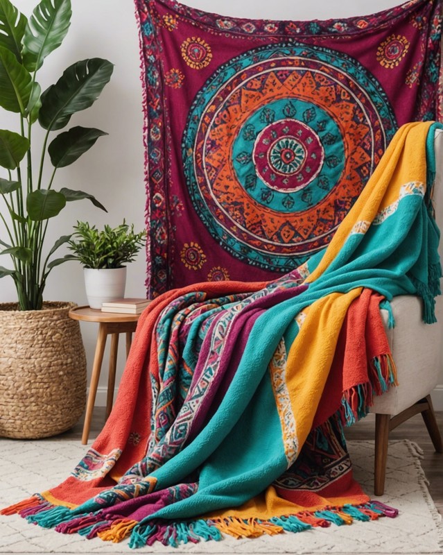 Colorful Throw Blanket