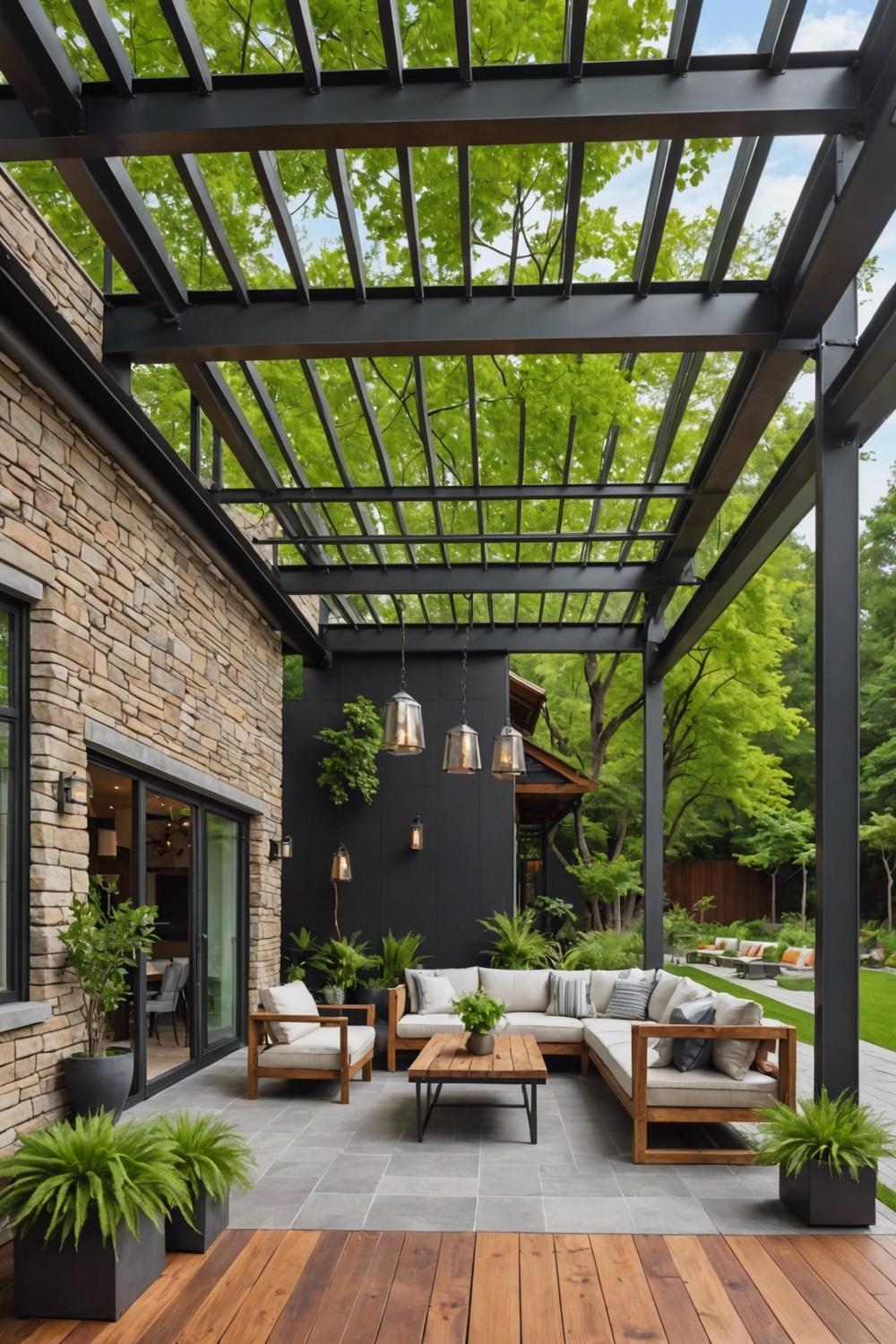 Combination of Metal and Wood