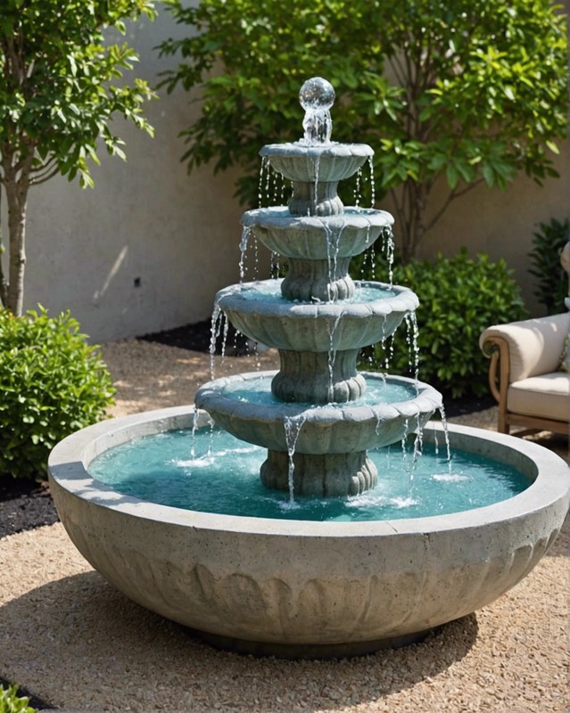 Concrete Bubble Fountain
