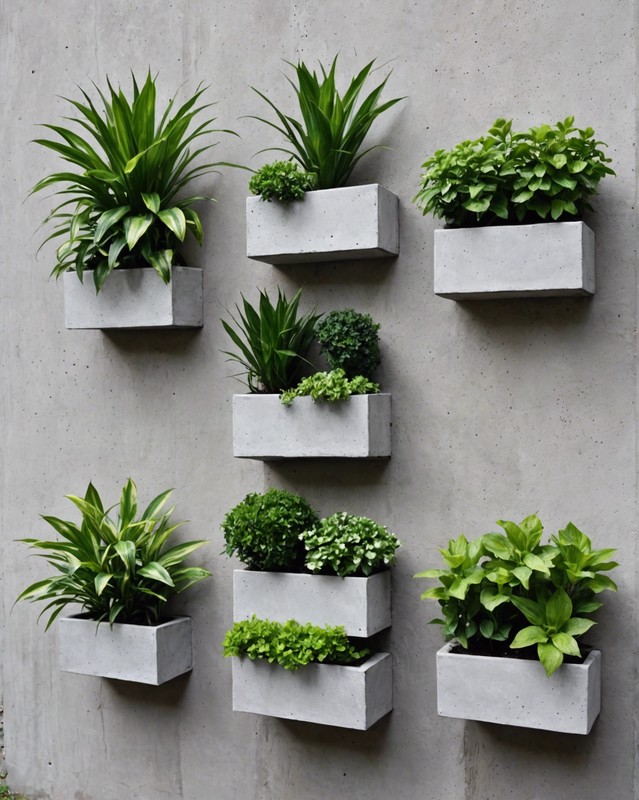 Concrete Wall Planter