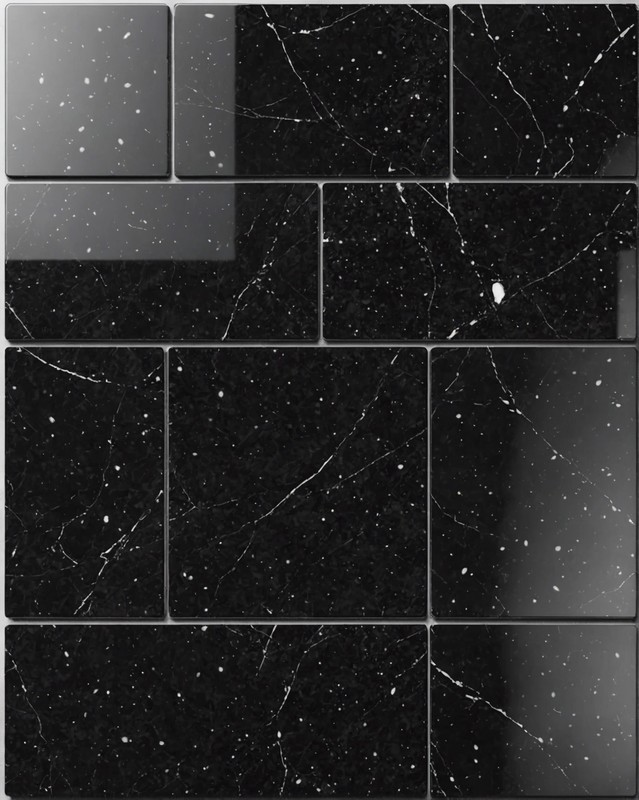 Cosmic Black Granite Tiles