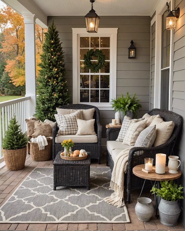 Cozy Reading Nook with Plush Throws