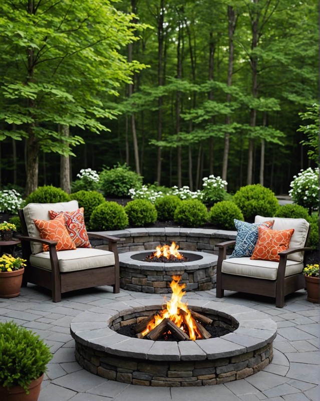 Create a fire pit area