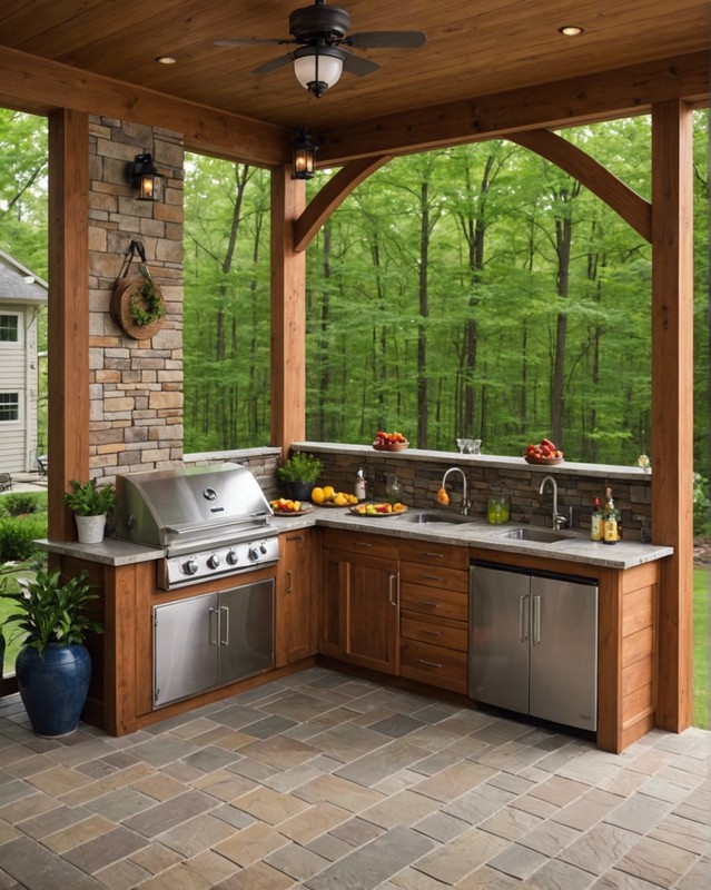 Create an Outdoor Kitchenette