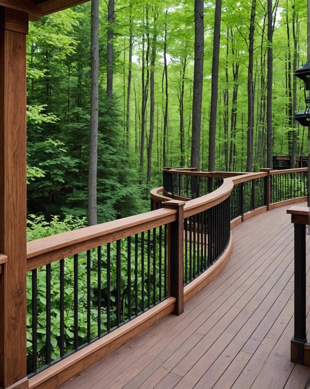 Curved Railing