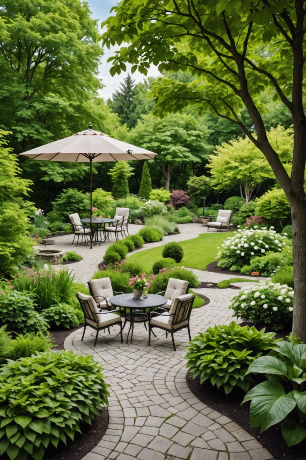 Curvy Paved Patios