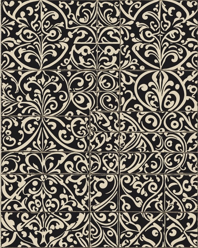 Damask Pattern Porcelain Tiles from Bedrosians Tile & Stone