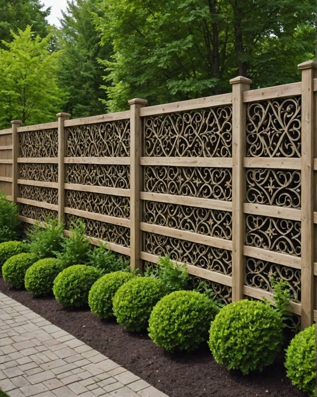Decorative Panel Fencing