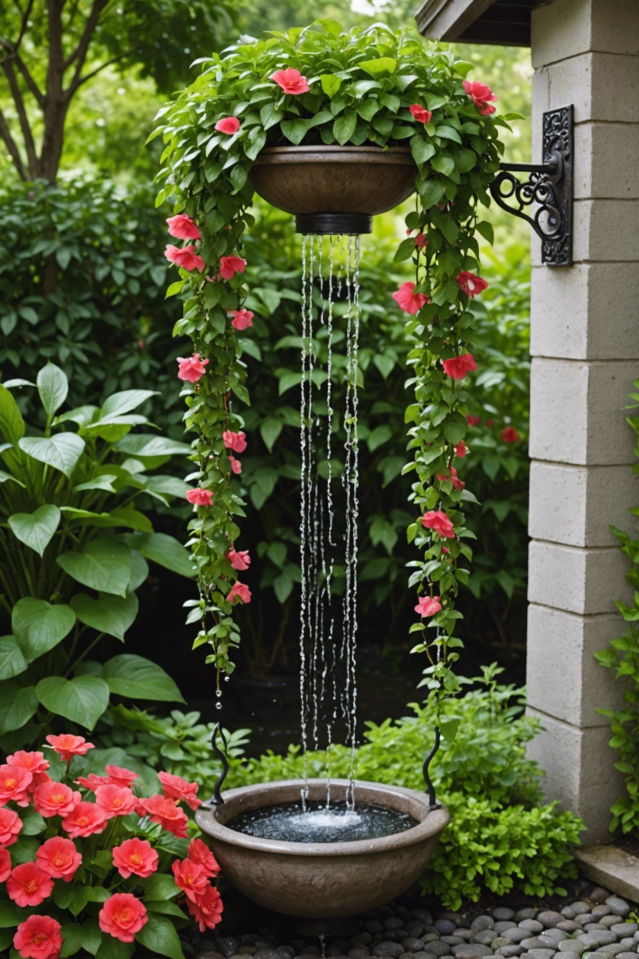 Decorative Rain Chain Waterfall
