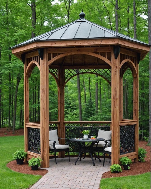 DIY Gazebo Made from Repurposed Materials