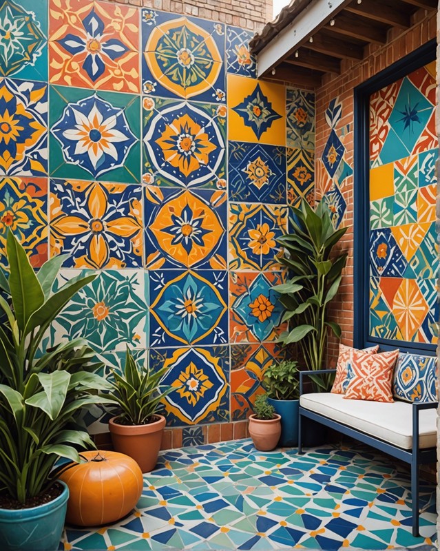 DIY Painted Tiles