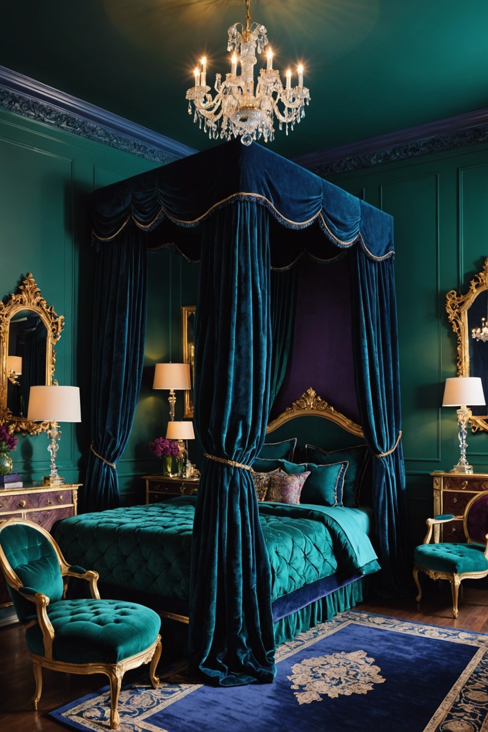 Dramatic Flair: Deep Jewel Tones and Luxe Fabrics