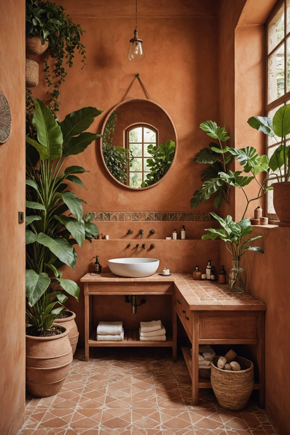 Earthy Accents and Patterns