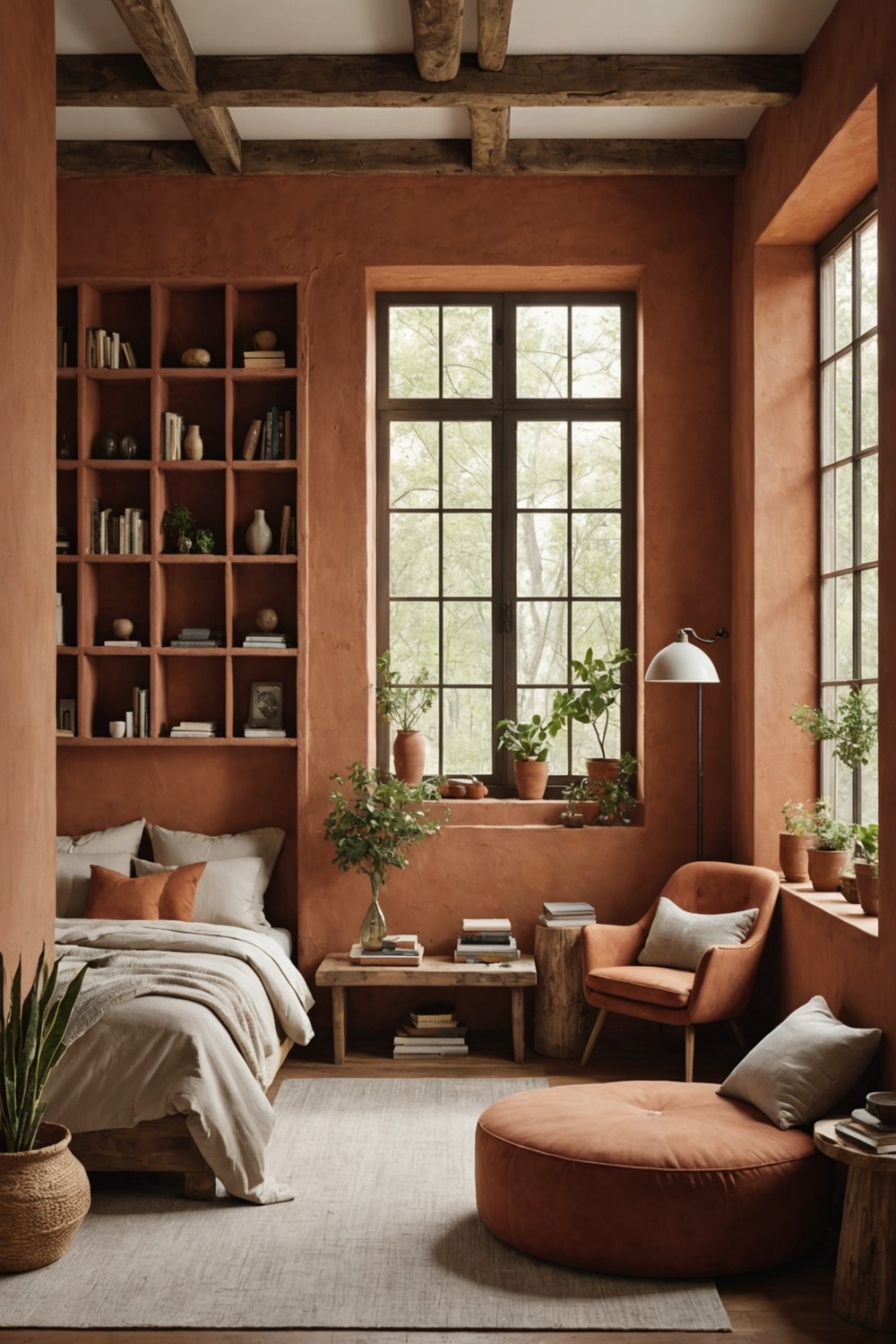 Earthy Terracotta Room Dividers