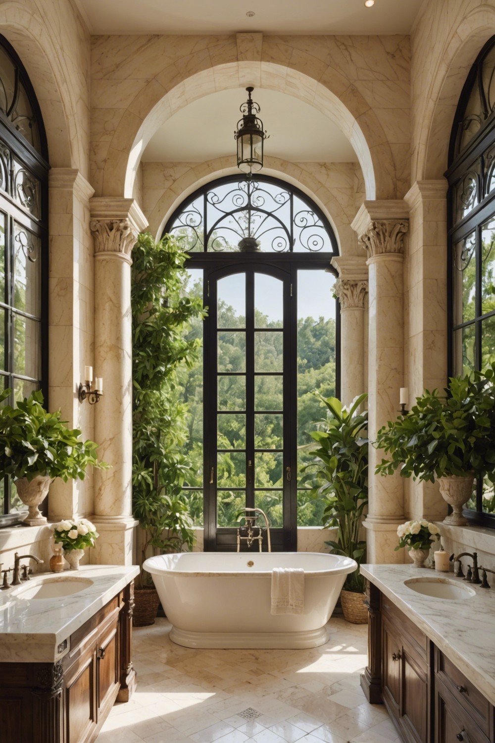 Elegant Archways and Columns