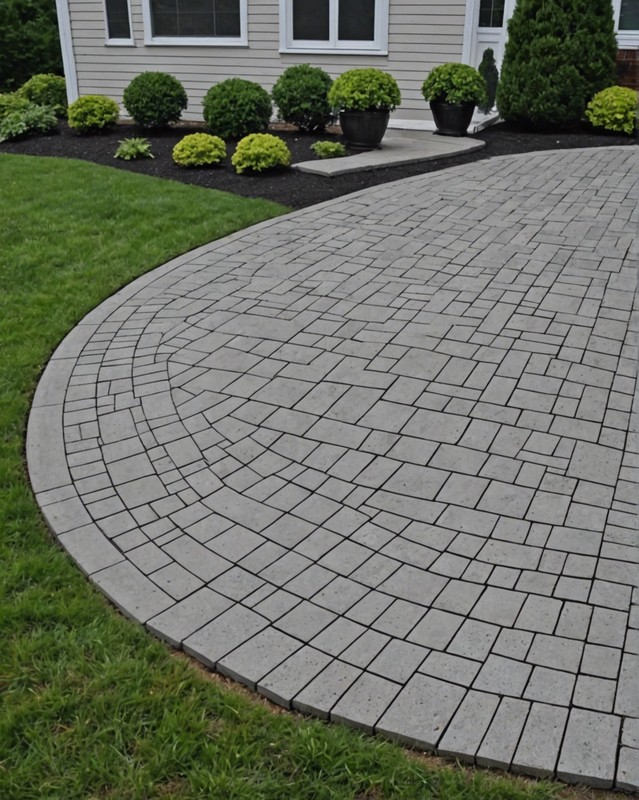 Enlarged Half-Moon with Granite Copings