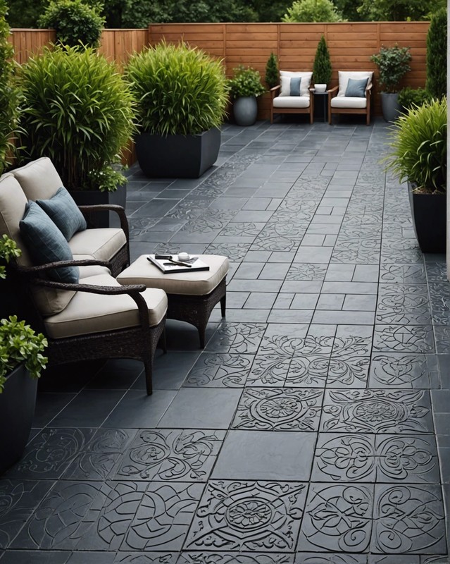 Etched tiles