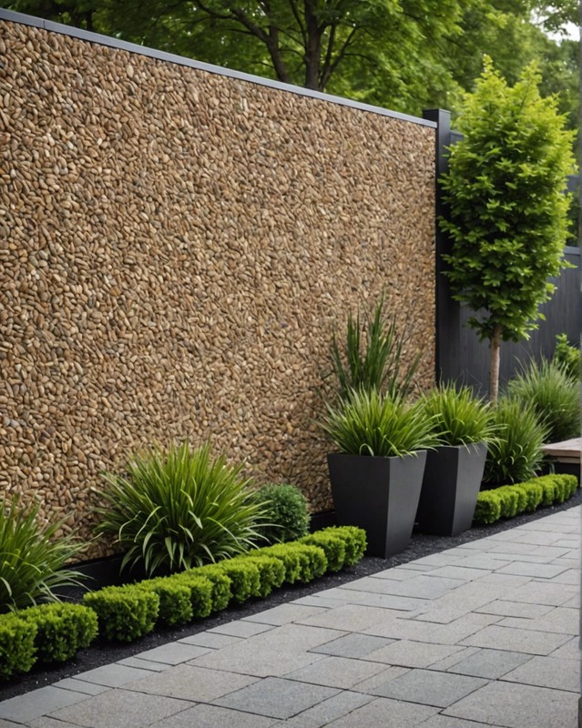 Exposed Aggregate Wall