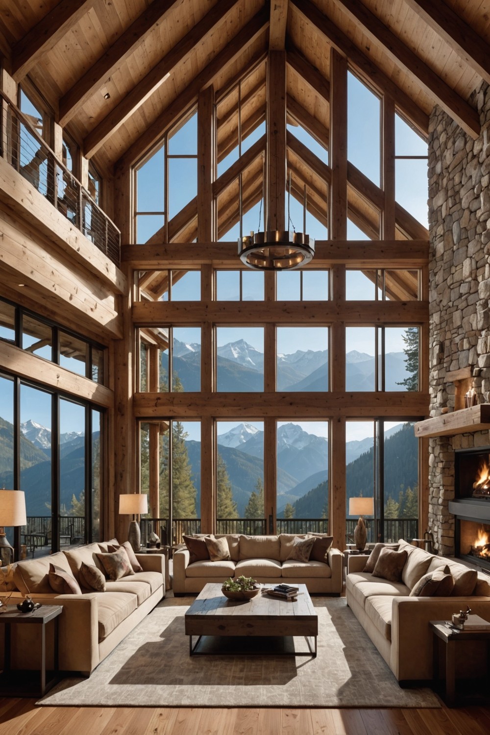 Exposed Beams and Wooden Ceilings