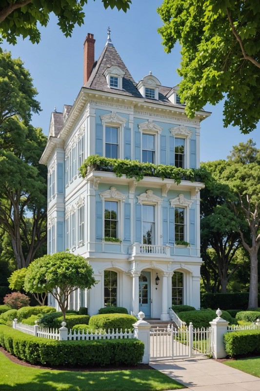 Exterior Shutters with a Decorative Trim
