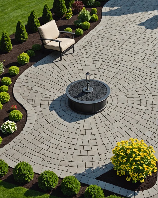 Fan Shape Pavers from Techo-Bloc