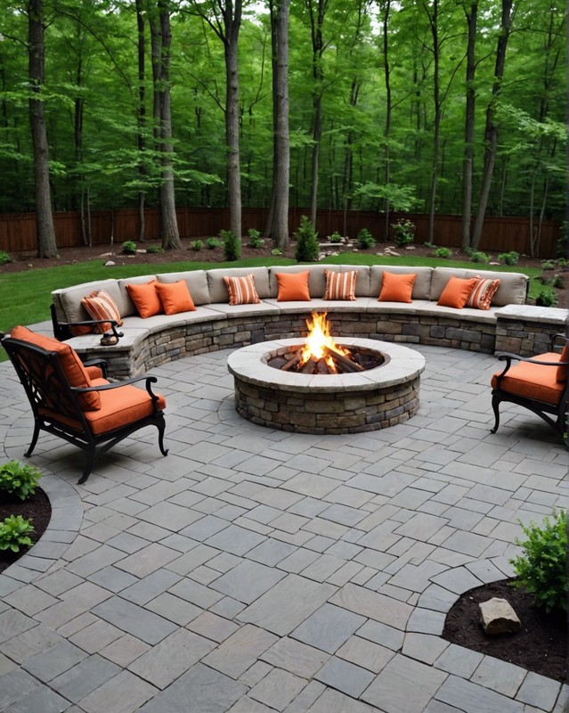 Fire Pit and Seating