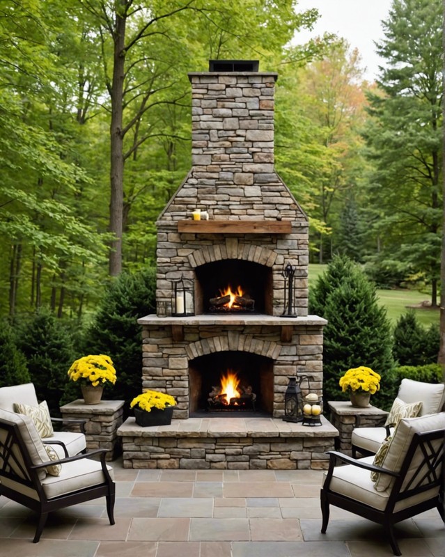 Fireplace with Hearth