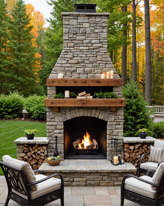 Fireplace with Surround