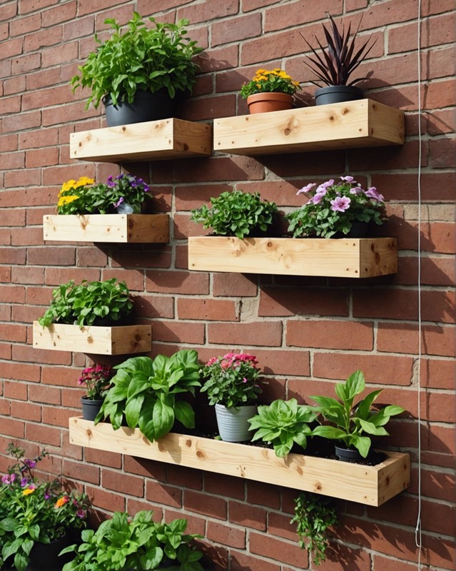 Floating Planter Shelf