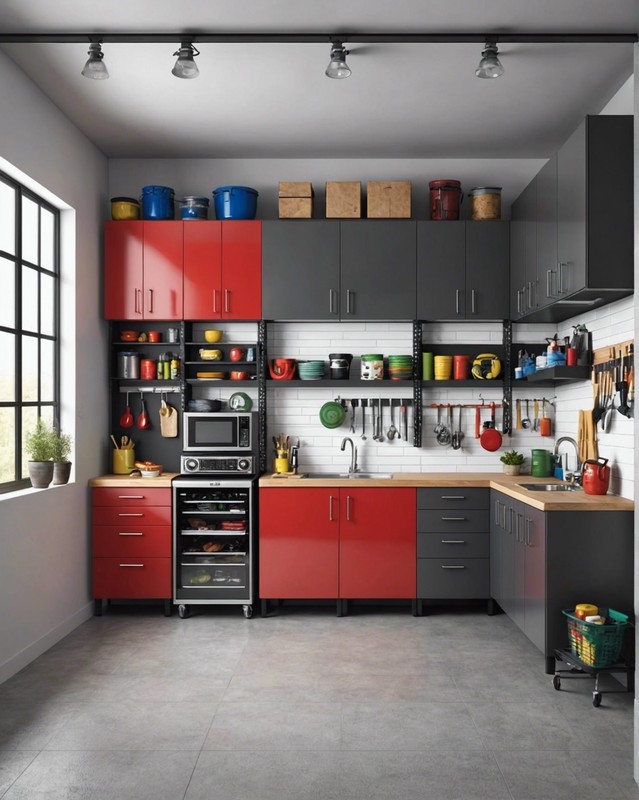 Floor-to-ceiling shelves