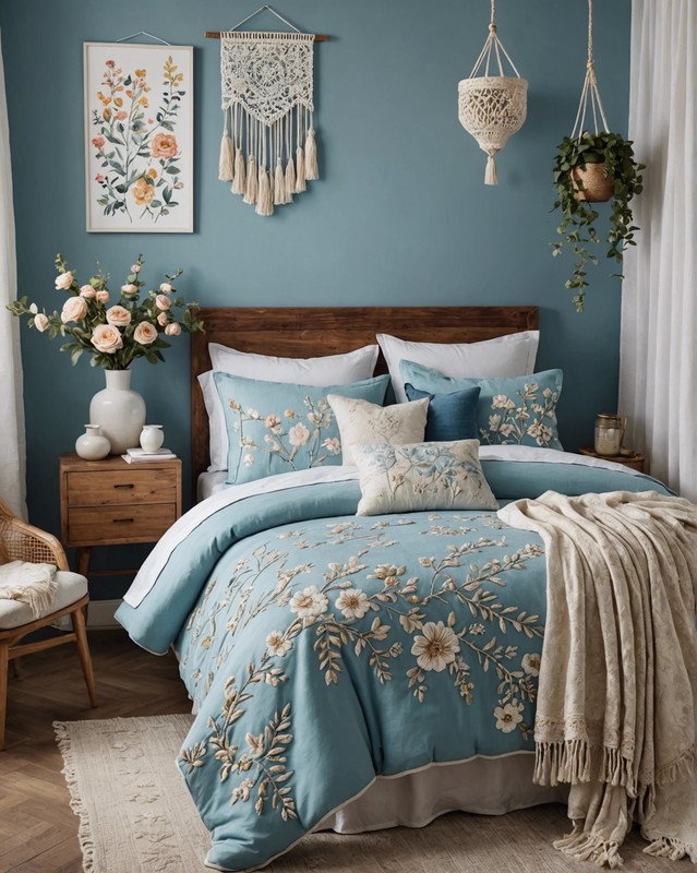 Floral Prints and Embroidery
