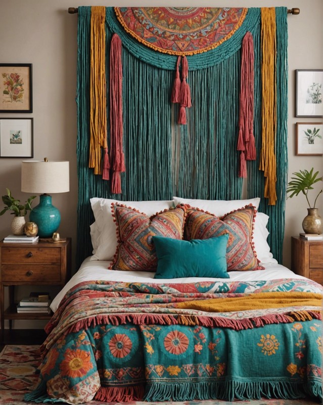 Fringe headboard