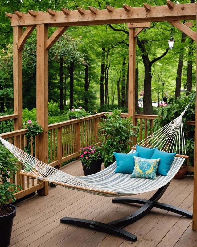 From a deck or patio