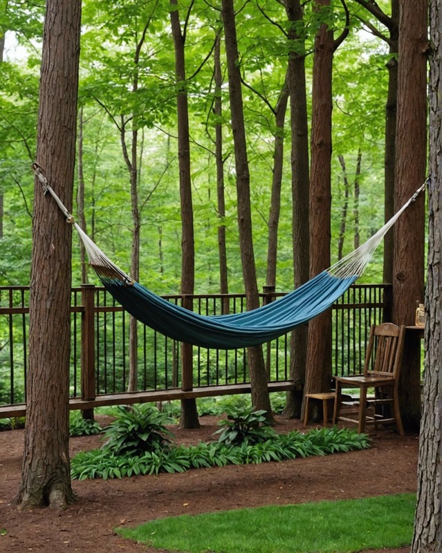 From a treehouse