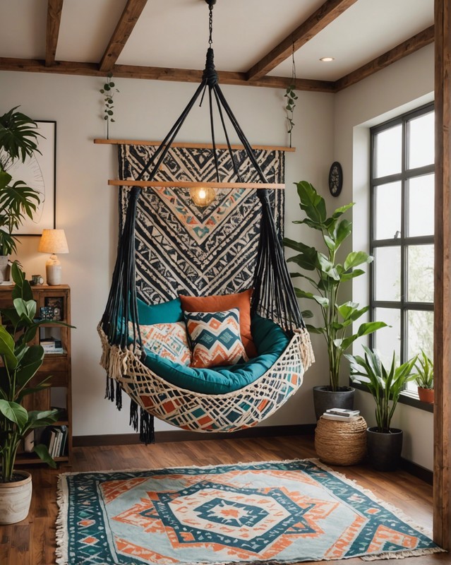 Geometric Haven: Create a Hammock Canopy with Geometric Shapes