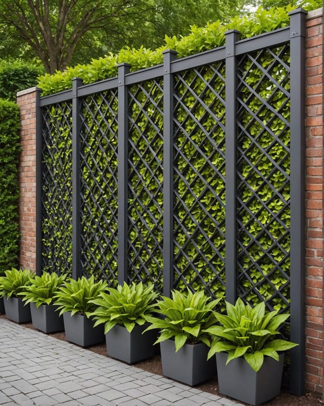 Geometric Trellis Fencing