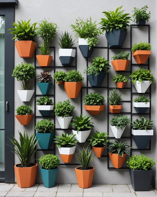Geometric Wall Planters