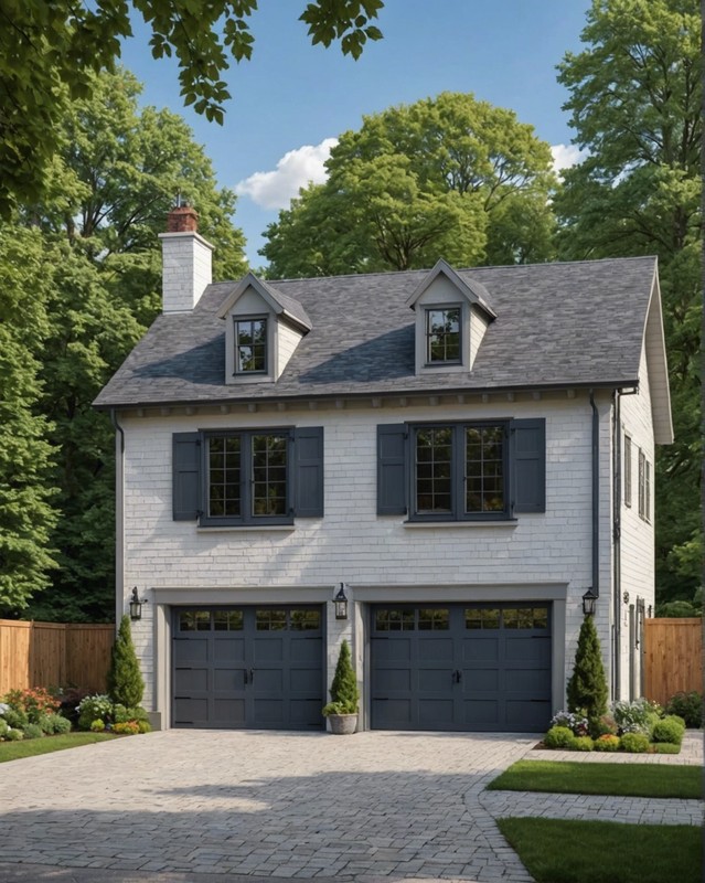 Georgian-Style Garage