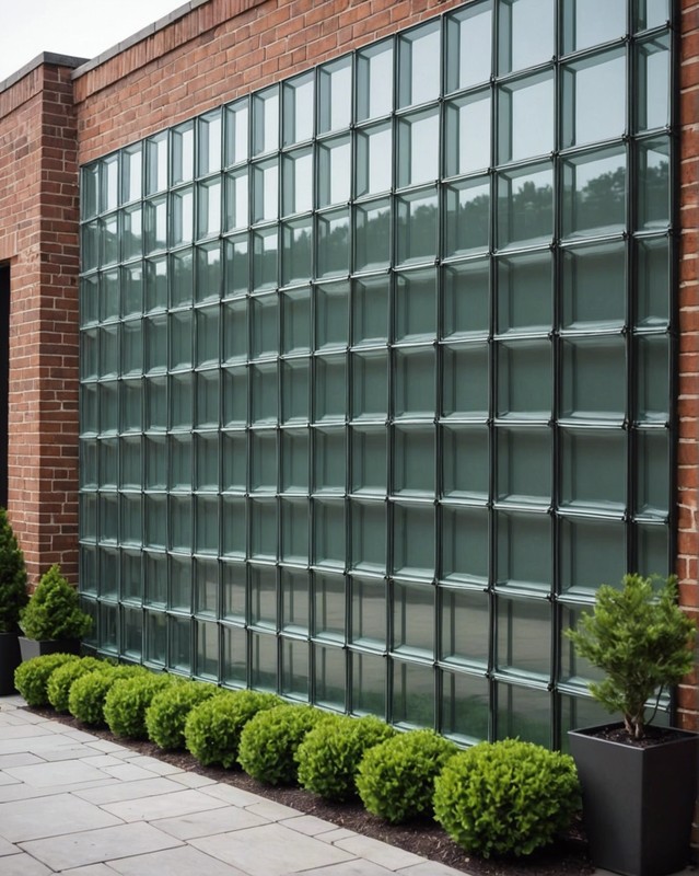 Glass Block Wall