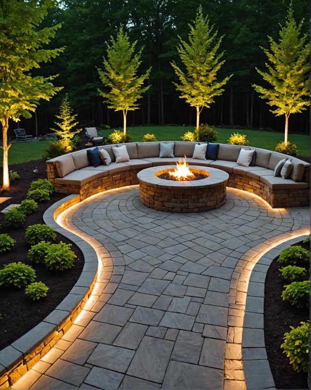 Gradual Curves with Accent Lighting