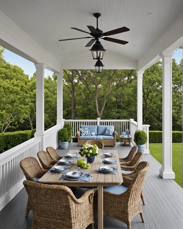 Hamptons-Inspired Verandah