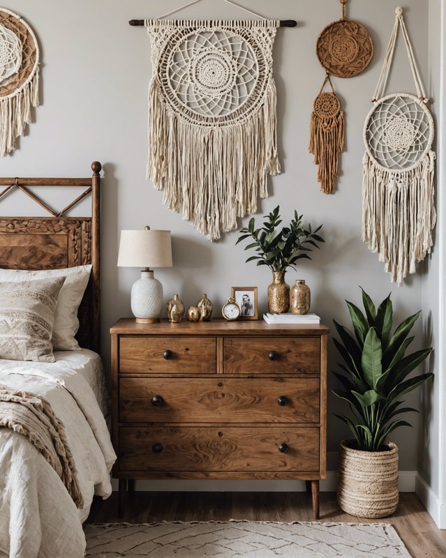 Hang dream catchers or macrame