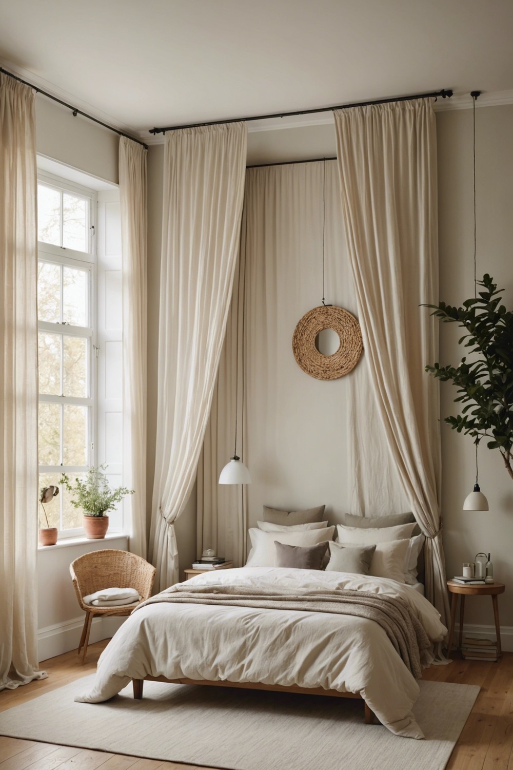Hanging Fabric Walls