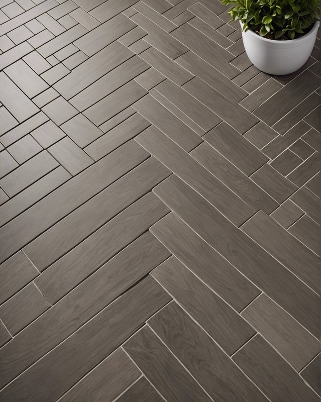 Herringbone Pattern Porcelain Tiles from Florida Tile