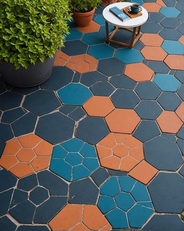 Hexagonal tiles
