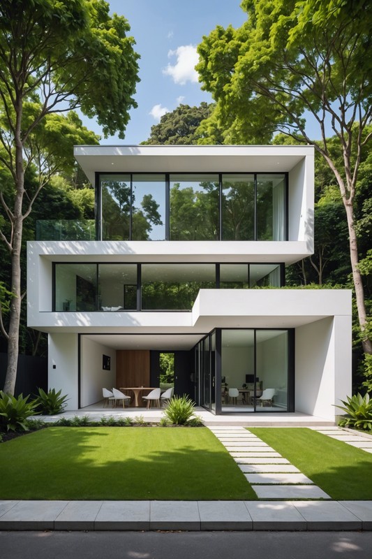 Hidden Shutters for a Sleek Look