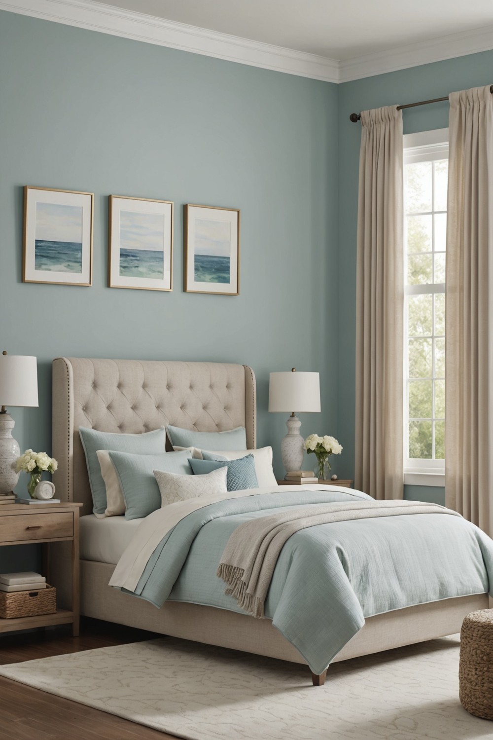 Incorporate a Calming Color Scheme