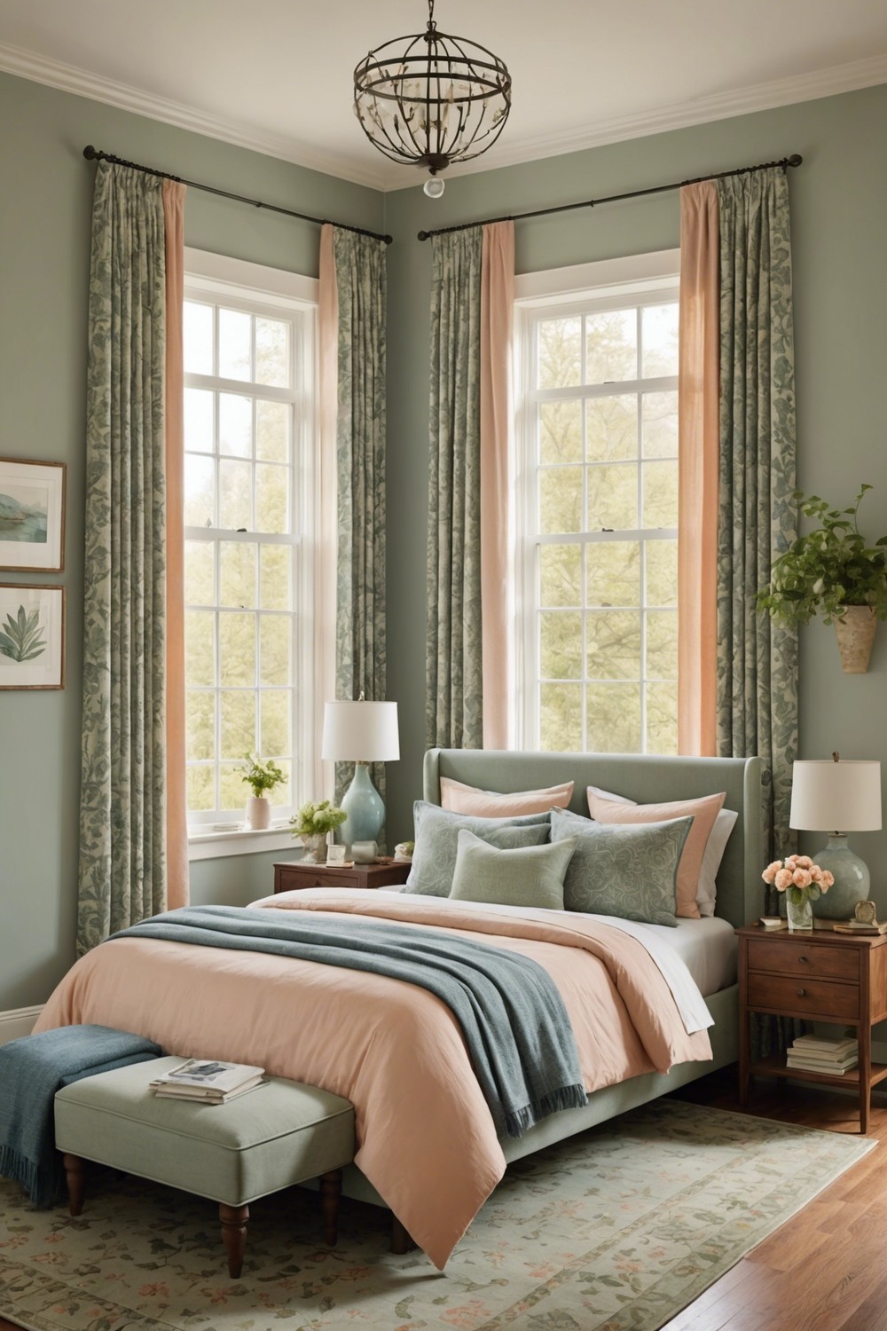 Incorporate Calming Colors and Patterns