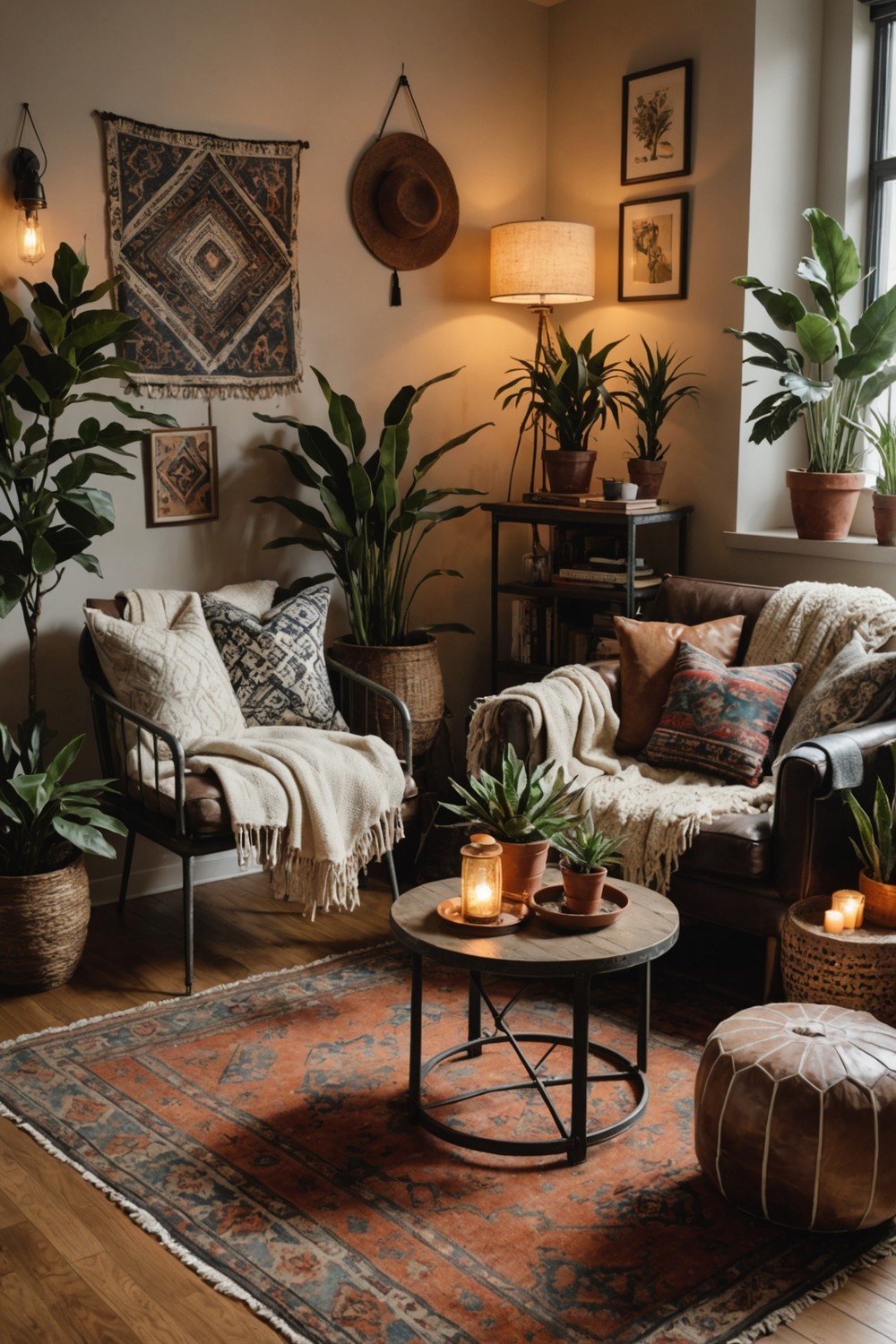 Incorporate Industrial Chic with a Metal Stool Side Table